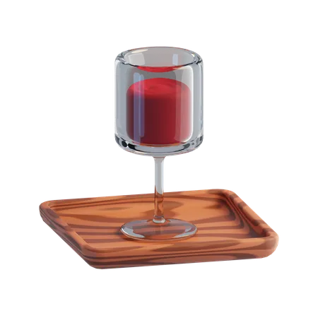 Vinho  3D Icon