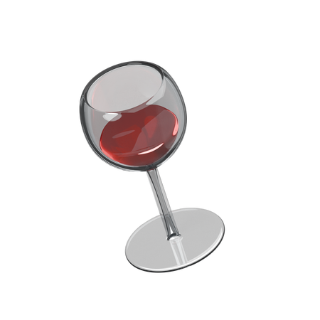 Vinho  3D Icon