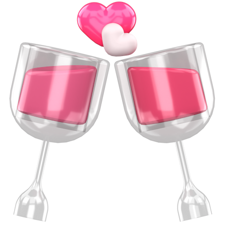 Vinho  3D Icon