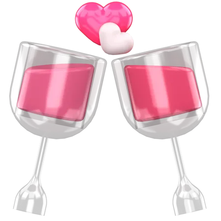 Vinho  3D Icon