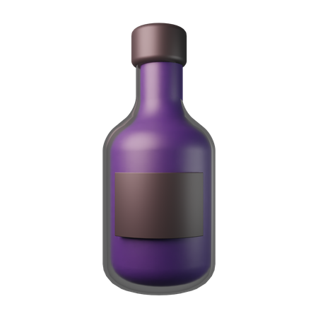 Vinho  3D Illustration