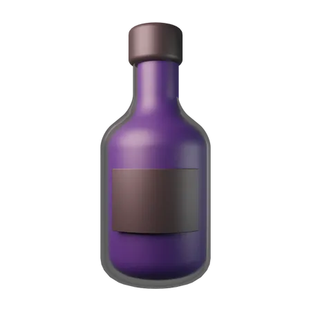 Vinho  3D Illustration