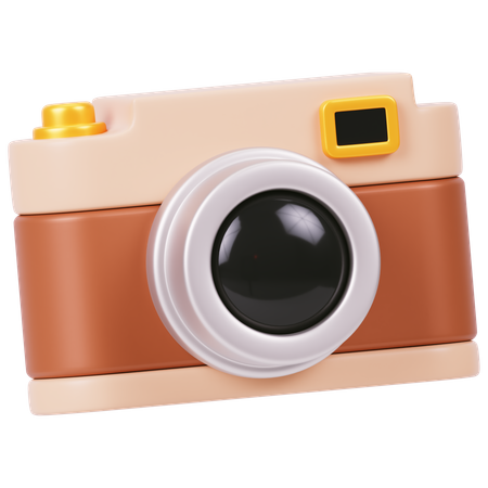 Vintage Camera  3D Icon
