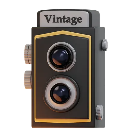 Vintage Camera  3D Icon