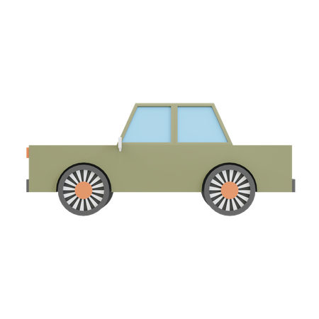 Vintage Car  3D Icon