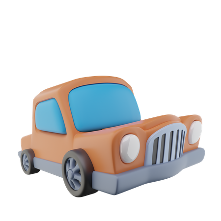 Vintage Car  3D Icon