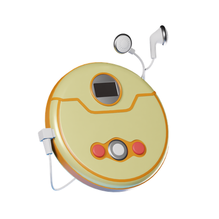 Vintage CD Player  3D Icon