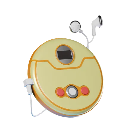 Vintage CD Player  3D Icon