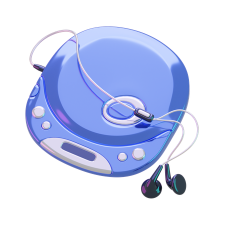 Vintage CD Player  3D Icon