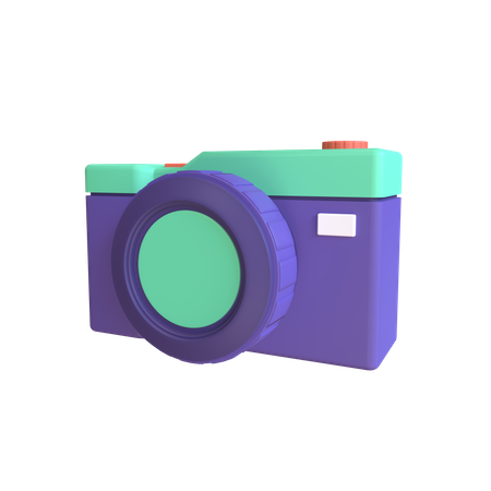 Vintage-Fotokamera  3D Illustration