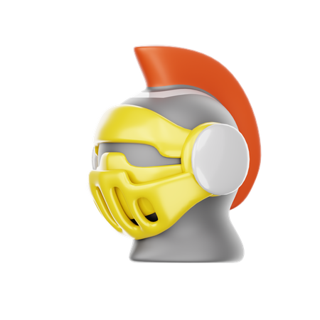 Vintage Helm  3D Icon