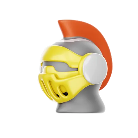 Vintage Helm  3D Icon