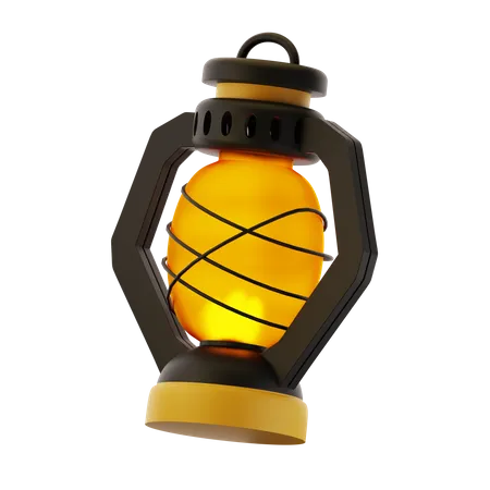 Vintage Lantern  3D Icon