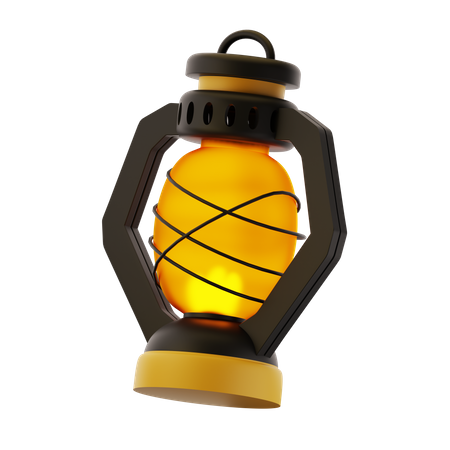 Vintage Lantern  3D Icon