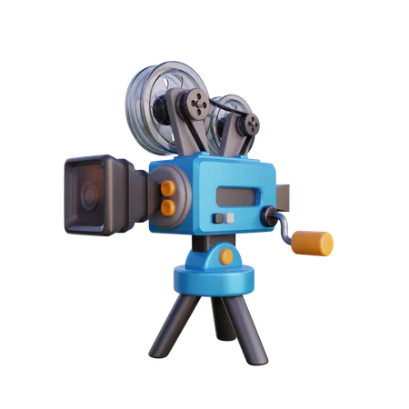 Vintage Movie Projector  3D Icon