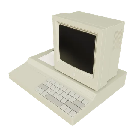 Vintage Pc  3D Icon