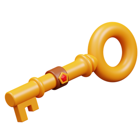 Vintage-Schlüssel  3D Icon