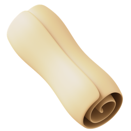 Vintage Scroll  3D Icon