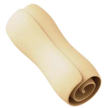 Vintage Scroll  3D Icon