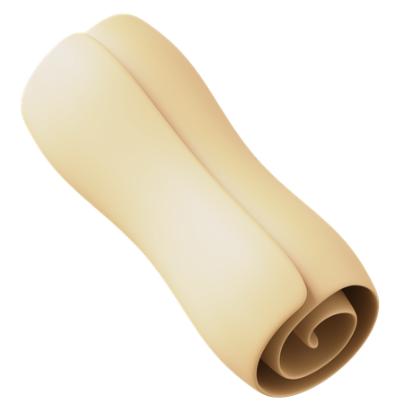 Vintage Scroll  3D Icon