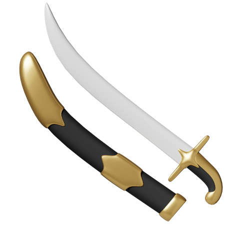 Vintage Sword  3D Icon