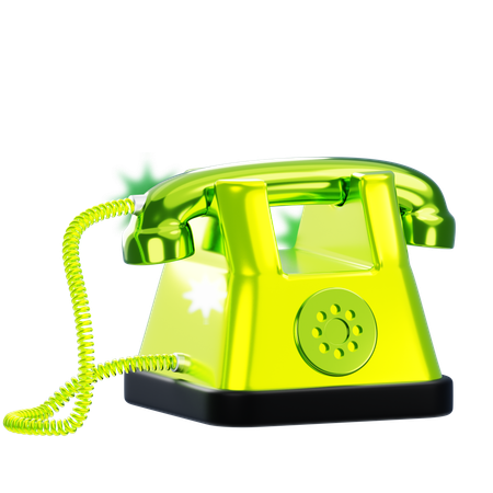 Vintage Telephone  3D Icon