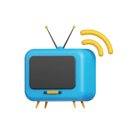 Vintage Television  3D Icon