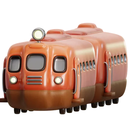 Vintage Train  3D Icon