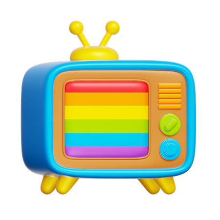 Vintage-Fernseher  3D Icon