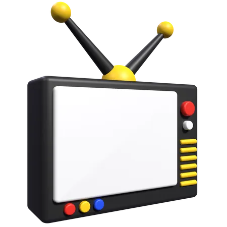 Vintage Tv  3D Icon