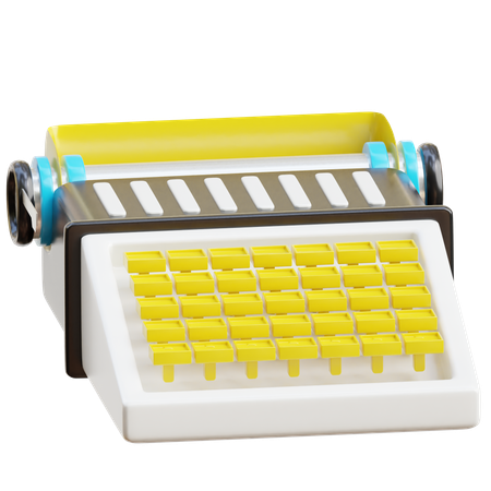 ヴィンテージタイプライター  3D Icon