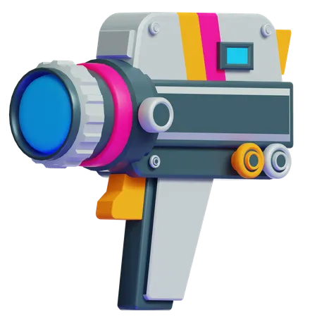 VINTAGE VIDEO CAMERA  3D Icon