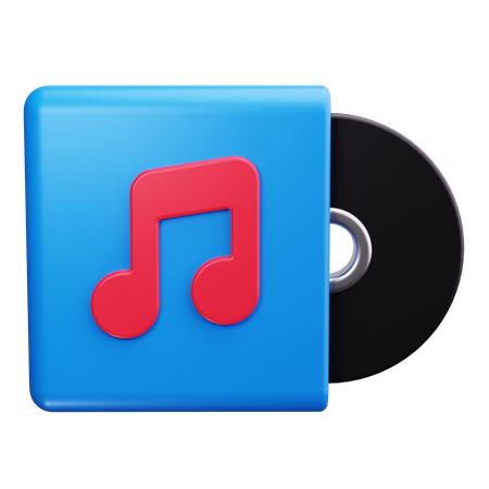 Vinyl  3D Icon