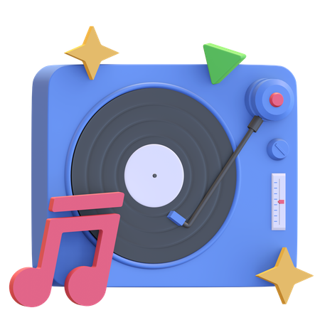 Vinyl  3D Icon