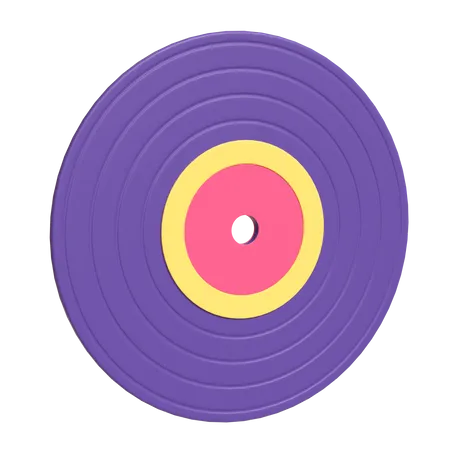 Vinyl  3D Icon