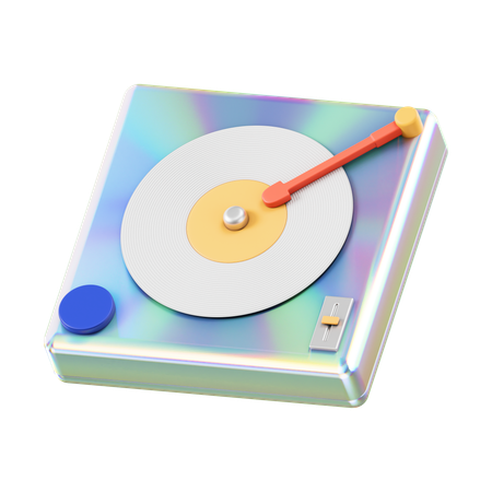 Vinyl player  3D Icon