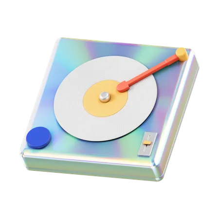 Vinyl player  3D Icon