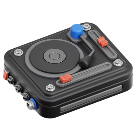 Vinyl Player  3D Icon