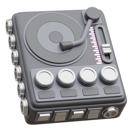 Vinyl Player  3D Icon