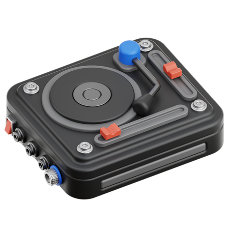 Vinyl Player  3D Icon