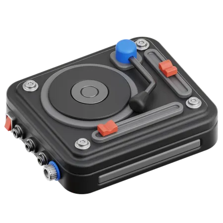 Vinyl Player  3D Icon