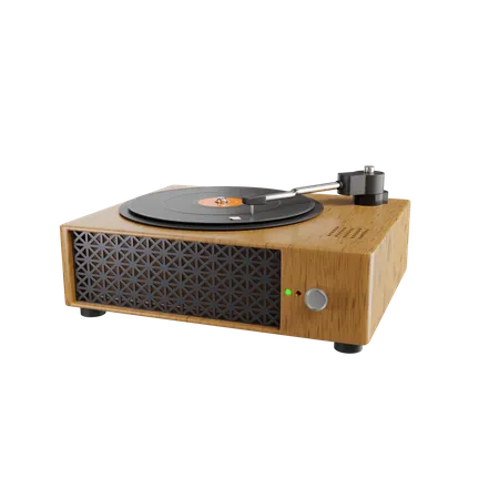 Vinyl Player  3D Icon