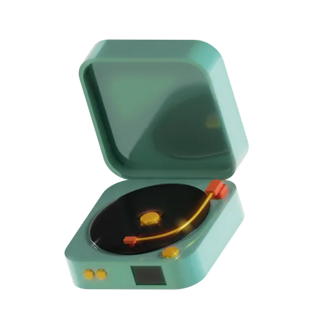 Vinyl Player  3D Icon