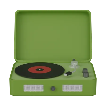 Vinyl player  3D Icon