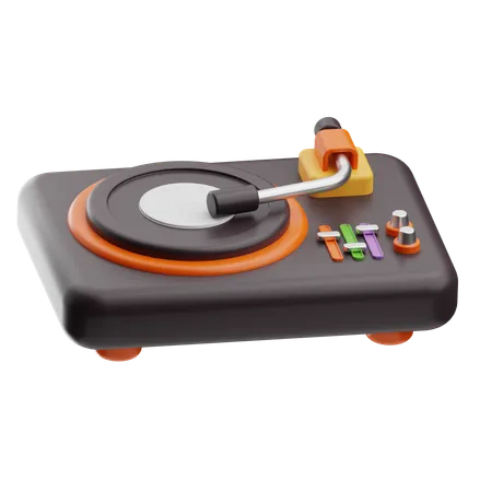 Vinyl Player  3D Icon