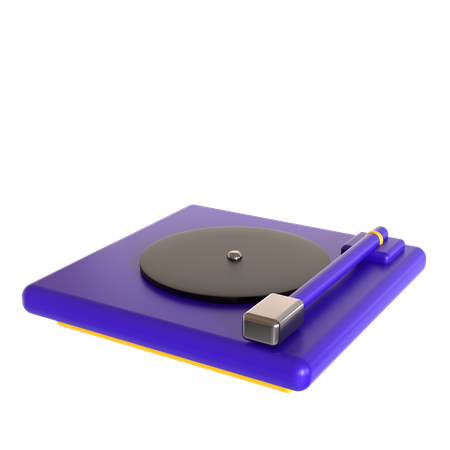 Vinyl Player  3D Icon