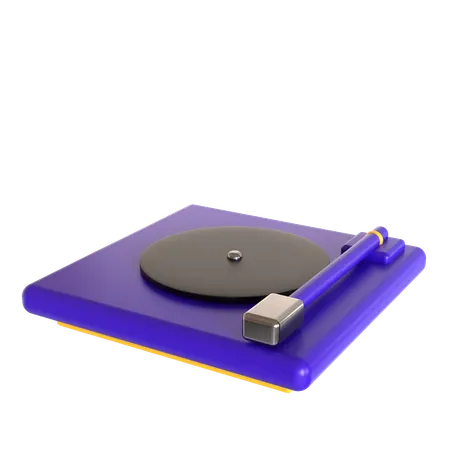 Vinyl Player  3D Icon