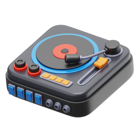 Vinyl player  3D Icon