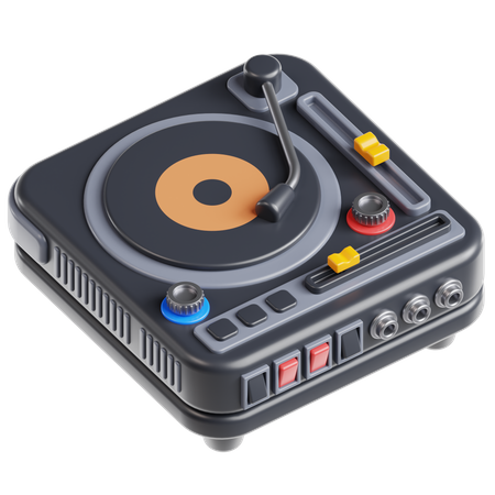 Vinyl player  3D Icon