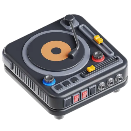 Vinyl player  3D Icon